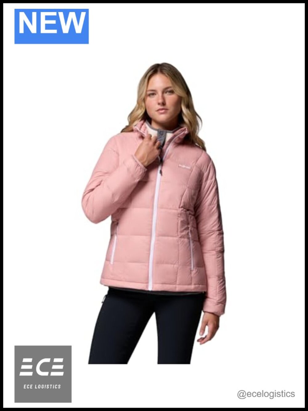 Women's Turbodown Quilted Puffer Jacket Omni-Heat Insulated Cold Weather